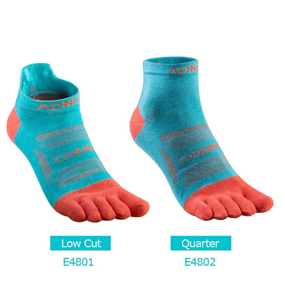 3 Pairs AONIJIE E4801 E4802 Athletic Ultra Run Five Toe Socks