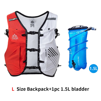 AONIJIE C9116 10L Lightweight Running Vest Hydration Backpack for Hiking Off-road Cycling Race Marathon