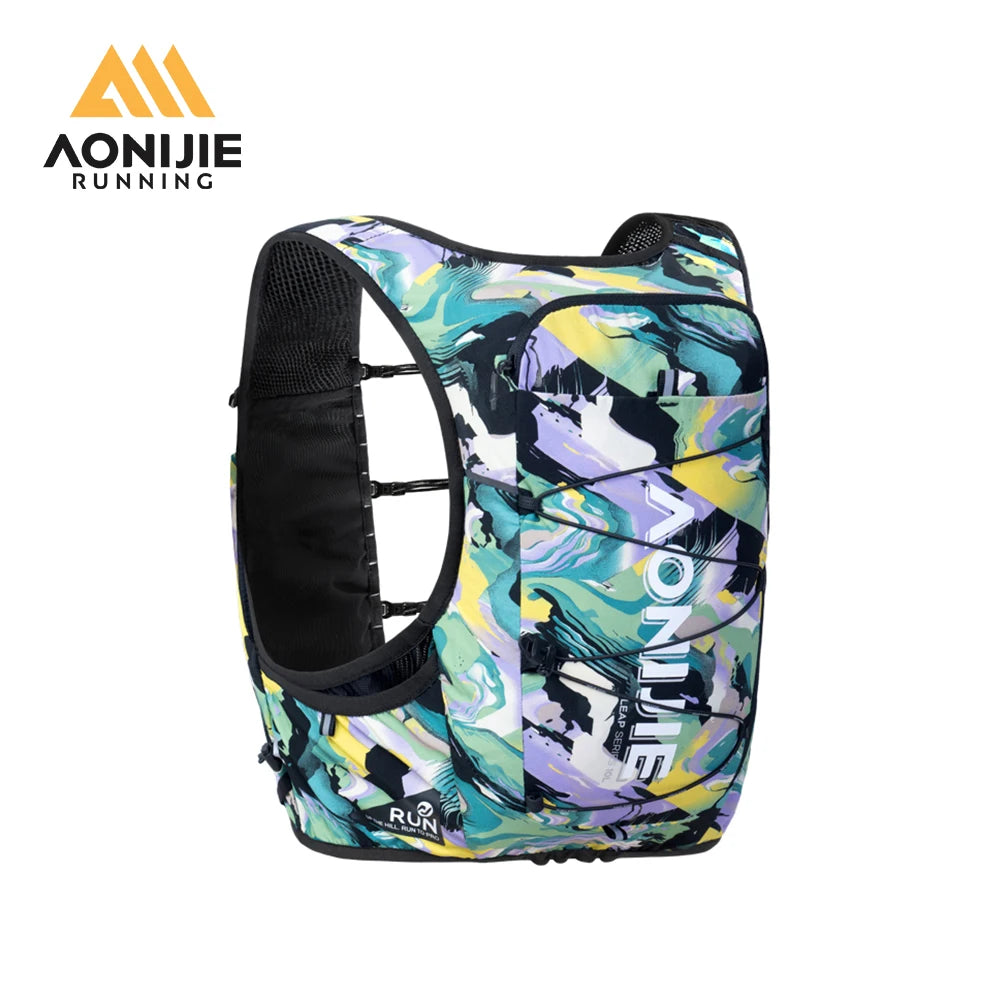 AONIJIE 10L Ultralight Camouflage ColorTrail Running Backpack Water Bag -C9116