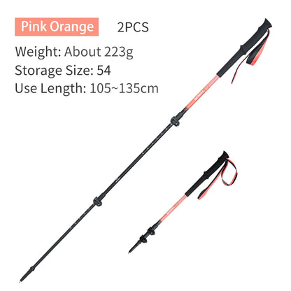 AONIJIE E4215 Folding Trekking Poles Retractable Cross-country Running Poles