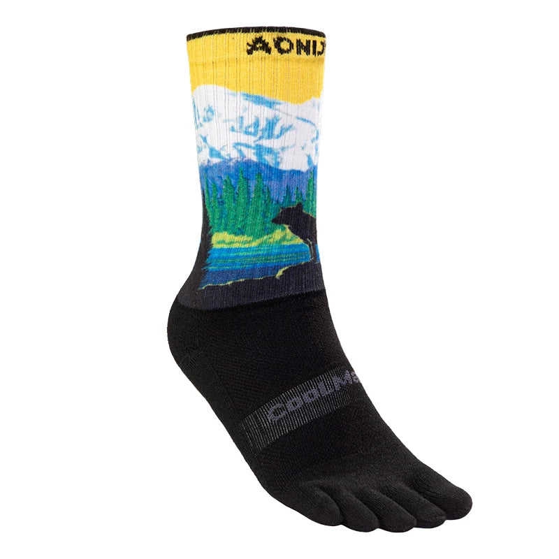 AONIJIE -One Pair Five Toe Socks-Unisex Long Tube - E4839