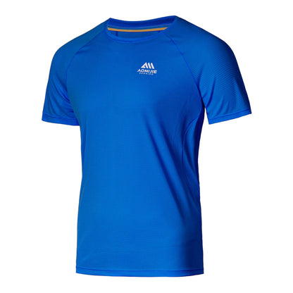 AONIJIE - Men’s Performance T-Shirt - Quick-Dry, Breathable, Reflective - FM5178