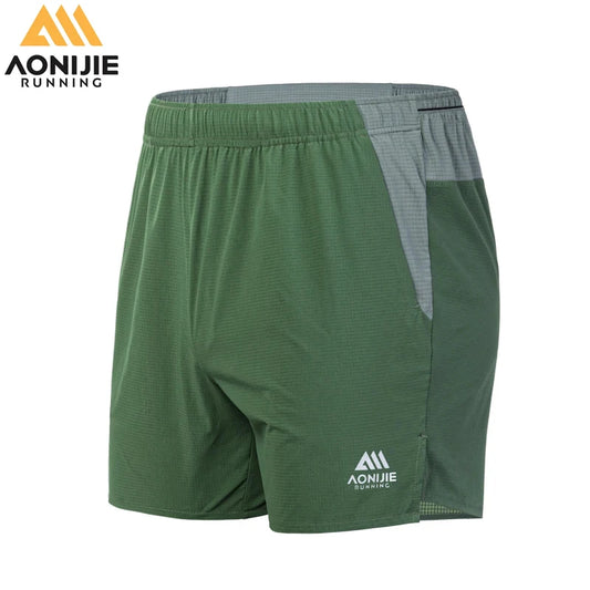 AONIJIE - Men's Running Shorts - Quick Dry, Water Resistant, Pockets - FM5195
