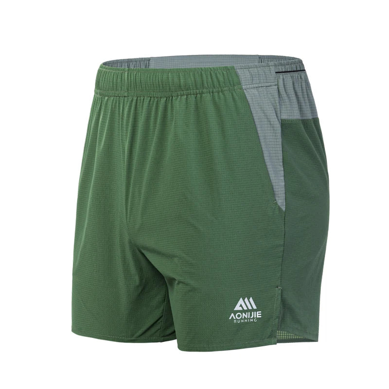 AONIJIE - Men's Running Shorts - Quick Dry, Water Resistant, Pockets - FM5195