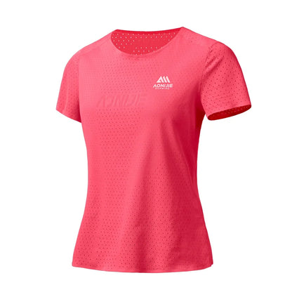 AONIJIE - Women's Quick-Dry Sports T-Shirt - Breathable Running & Fitness Top - FW6191
