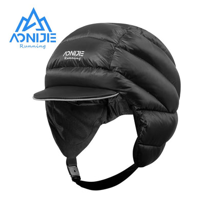 AONIJIE M35 Winter White Duck Down Hat Cap