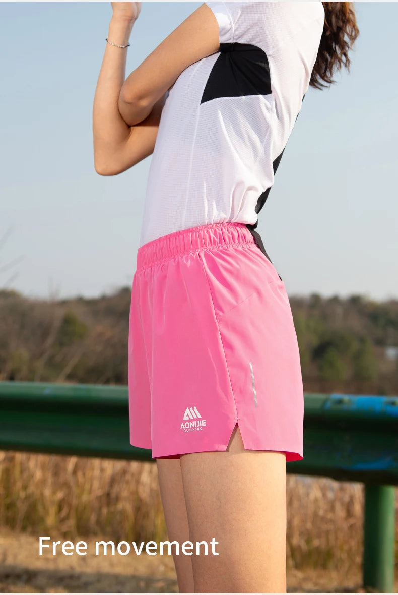 AONIJIE - Women's Running Shorts - Lightweight, Quick Dry with Pockets - FW6199