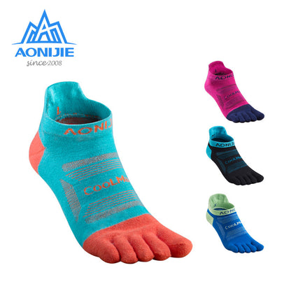 3 Paar AONIJIE E4801 E4802 Athletic Ultra Run Fünf-Zehen-Socken 
