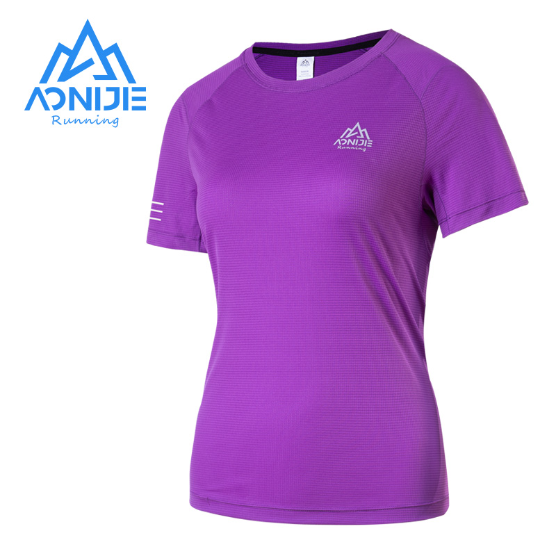 AONIJIE FW5135 Leichtes, schnelltrocknendes Sport-T-Shirt für Damen 