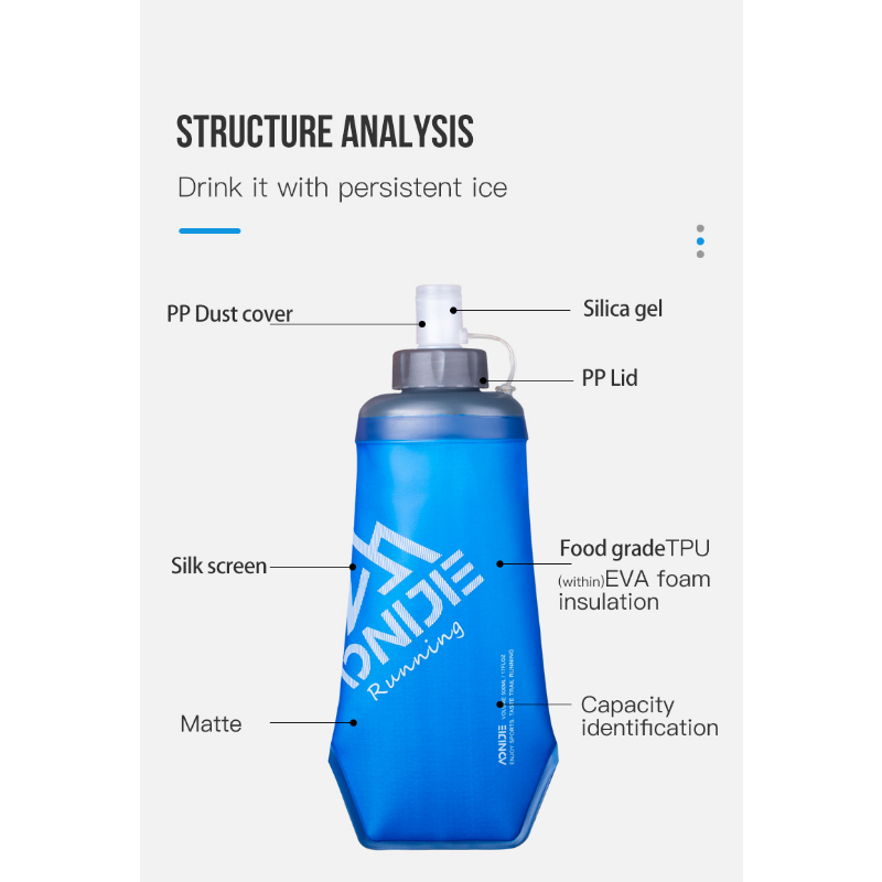 AONIJIE SD27 420ml 500ml Outdoor Sports Hydration Water Bottle