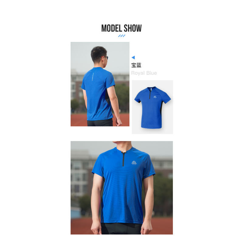AONIJIE FM5158 Sport-T-Shirt für Herren, schnelltrocknend 