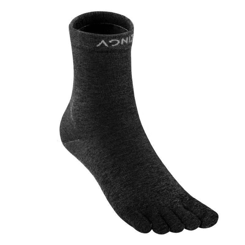 Black-5 pairs, Men's 5 Finger Socks Socks with Separate Toes, Men's Toe  Socks Five Fingers Sock