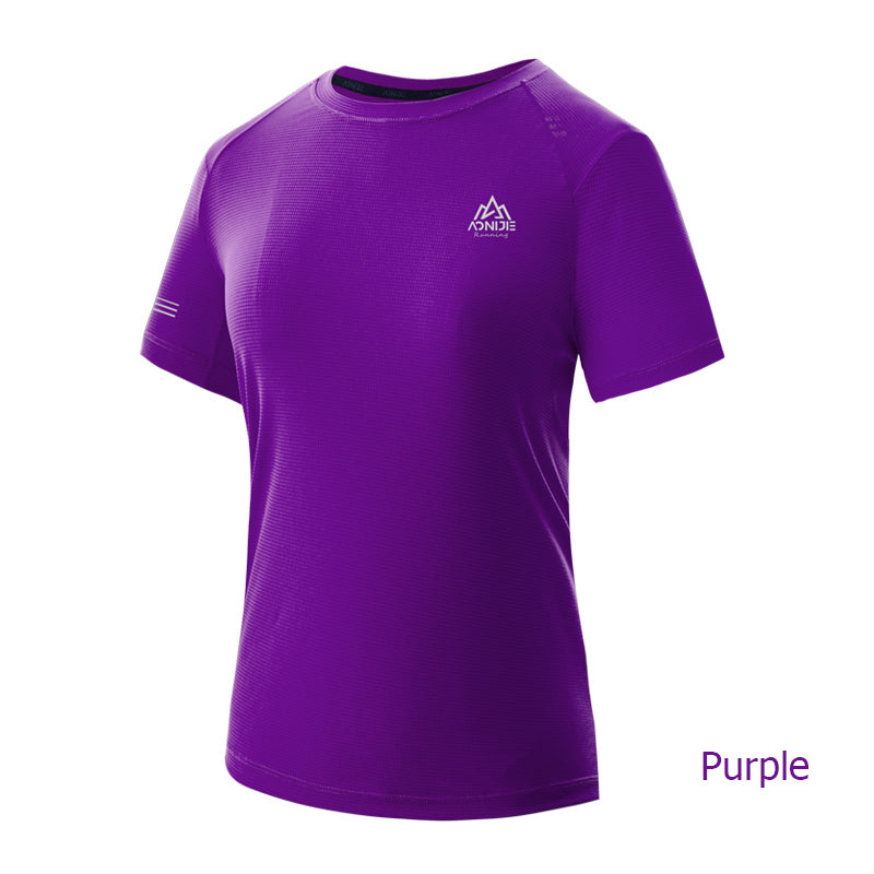 AONIJIE FW5135 Leichtes, schnelltrocknendes Sport-T-Shirt für Damen 