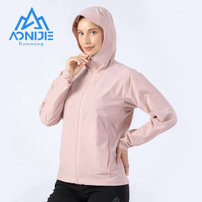 AONIJIE FW5136 Wasserdichte, dünne Sportjacke für Damen